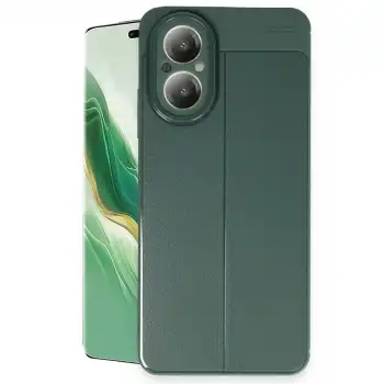 Realme 12 Lite Kılıf Auto Focus Kapak - Koyu Yeşil