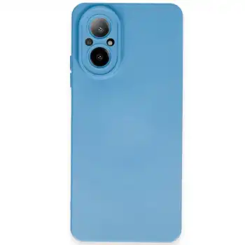 Realme 12 Lite Kılıf Nano İçi Kadife Silikon - Mavi