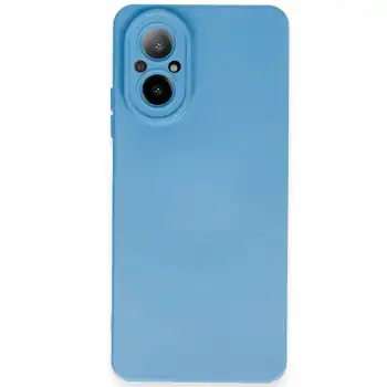 Realme 12 Lite Kılıf Nano İçi Kadife Silikon - Mavi