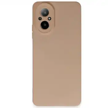 Realme 12 Lite Kılıf Nano İçi Kadife Silikon - Pudra