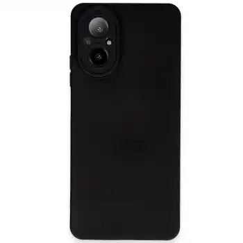 Realme 12 Lite Kılıf Nano İçi Kadife Silikon - Siyah