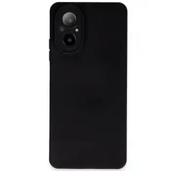 Realme 12 Lite Kılıf Nano İçi Kadife Silikon - Siyah