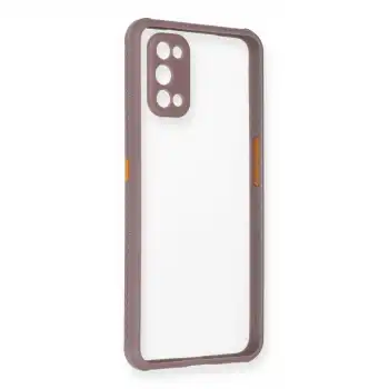 Realme 7 Pro Kılıf Miami Şeffaf Silikon - Açık Mor