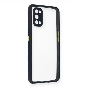 Realme 7 Pro Kılıf Miami Şeffaf Silikon - Lacivert