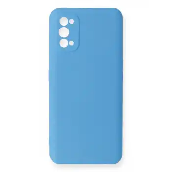 Realme 7 Pro Kılıf Nano İçi Kadife Silikon - Mavi