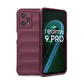 Realme 9 Pro 5g Kılıf Optimum Silikon - Bordo