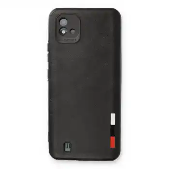 Realme C11 2021 Kılıf Loop Deri Silikon - Siyah