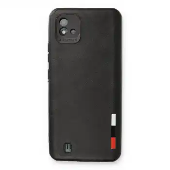 Realme C11 2021 Kılıf Loop Deri Silikon - Siyah