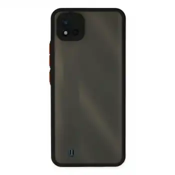 Realme C11 2021 Kılıf Montreal Silikon Kapak - Siyah