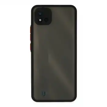 Realme C11 2021 Kılıf Montreal Silikon Kapak - Siyah