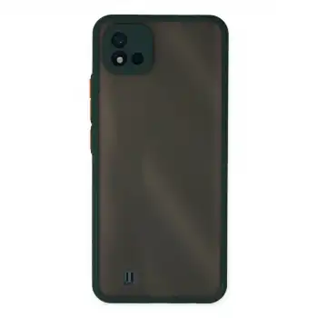 Realme C11 2021 Kılıf Montreal Silikon Kapak - Yeşil