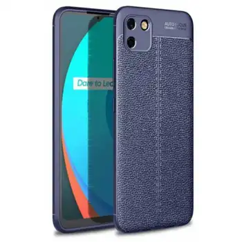 Realme C11 Kılıf Auto Focus Kapak - Lacivert