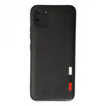 Realme C11 Kılıf Loop Deri Silikon - Siyah