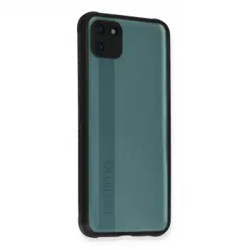 Realme C11 Kılıf Miami Şeffaf Silikon - Siyah