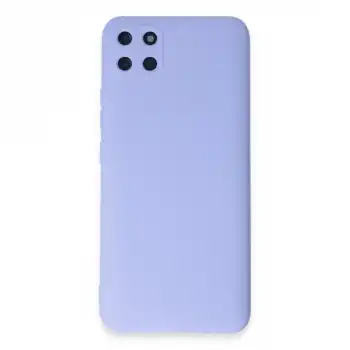Realme C11 Kılıf Nano İçi Kadife Silikon - Lila
