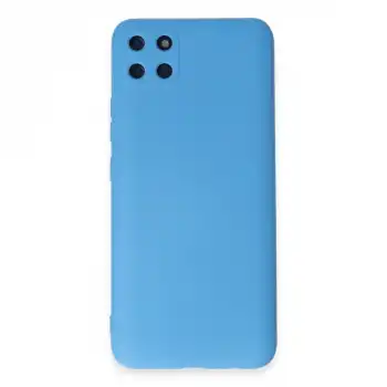 Realme C11 Kılıf Nano İçi Kadife Silikon - Mavi