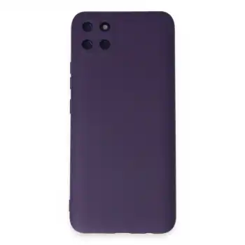 Realme C11 Kılıf Nano İçi Kadife Silikon - Mor