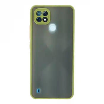 Realme C21 Kılıf Montreal Silikon Kapak - Açık Yeşil