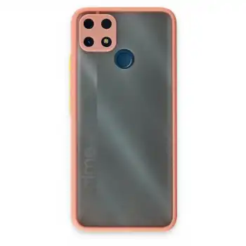 Realme C25 Kılıf Montreal Silikon Kapak - Pembe