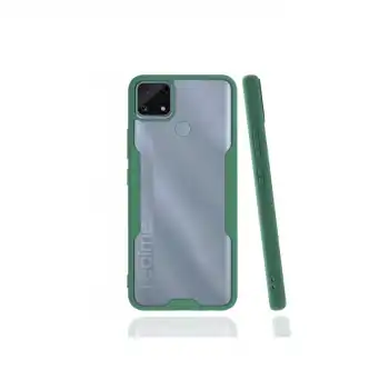 Realme C25 Kılıf Platin Silikon - Yeşil