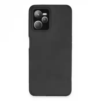 Realme C35 Kılıf Loop Deri Silikon - Siyah