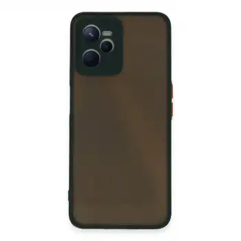Realme C35 Kılıf Montreal Silikon Kapak - Yeşil