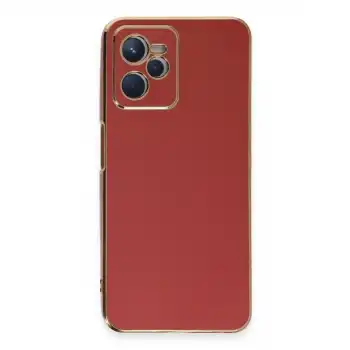 Realme C35 Kılıf Volet Silikon - Kırmızı
