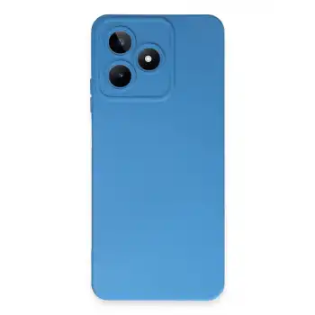 Realme C53 Kılıf Nano İçi Kadife Silikon - Mavi