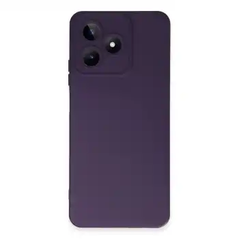 Realme C53 Kılıf Nano İçi Kadife Silikon - Mor