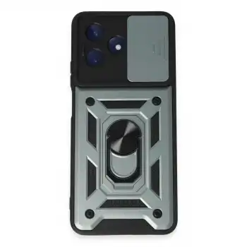 Realme C53 Kılıf Pars Lens Yüzüklü Silikon - Yeşil