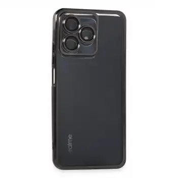 Realme C53 Kılıf Razer Lensli Silikon - Siyah
