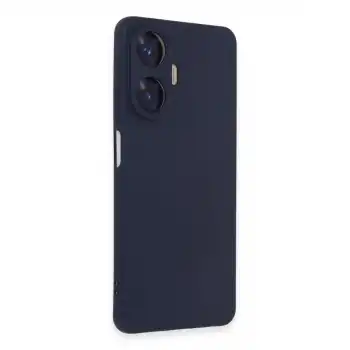 Realme C55 Kılıf Nano İçi Kadife Silikon - Mor