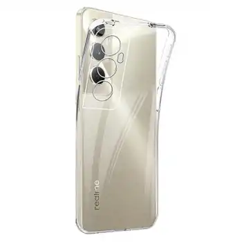 Realme C65 Kılıf Lüx Şeffaf Silikon
