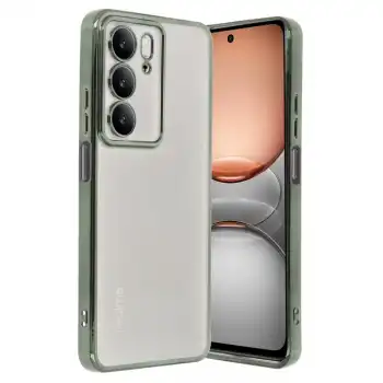 Realme C75 4g Kılıf Razer Lensli Silikon - Yeşil