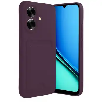 Realme Note 60 Kelvin Kartvizitli Silikon - Derin Mor