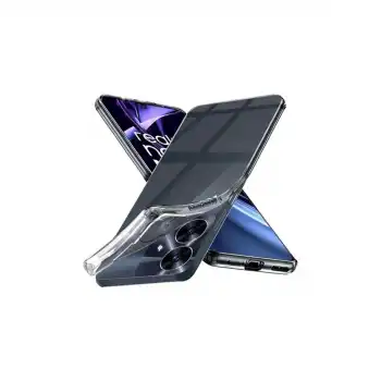 Realme Note 60 Kılıf Lüx Şeffaf Silikon