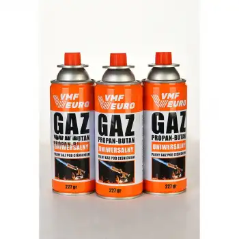 Remtas Vmf Eurogaz Kamp Ocak Gazı Valfli Kartuş 227gr - 3 Adet