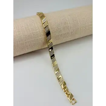 Renk  Pirinç Cm Bileklik 17+2 Cm  - Kbl0514