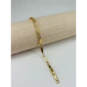 Renk  Pirinç Cm Bileklik 17+2 Cm  - Kbl0519