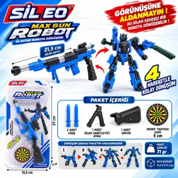 Robota Dönüşen Mavi Silah