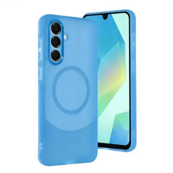 Samsung A16 5g Kılıf Maya Karbon Kapak - Mavi