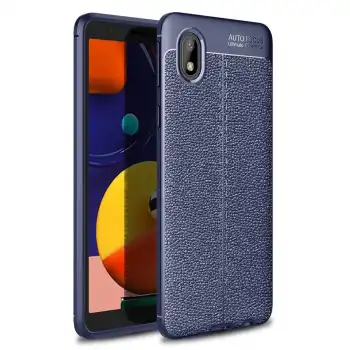 Samsung Galaxy A01 Core Kılıf Auto Focus Kapak - Lacivert