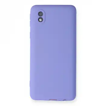 Samsung Galaxy A01 Core Kılıf First Silikon - Lila