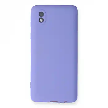 Samsung Galaxy A01 Core Kılıf First Silikon - Lila