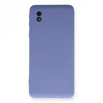 Samsung Galaxy A01 Core Kılıf Nano İçi Kadife Silikon - Lila