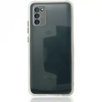 Samsung Galaxy A02s Kılıf Miami Şeffaf Silikon - Şeffaf