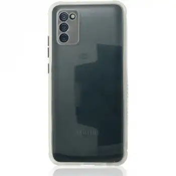 Samsung Galaxy A02s Kılıf Miami Şeffaf Silikon - Şeffaf