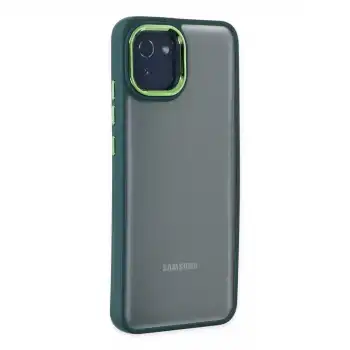 Samsung Galaxy A03 Kılıf Dora Kapak - Haki Yeşil