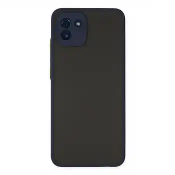 Samsung Galaxy A03 Kılıf Montreal Silikon Kapak - Lacivert