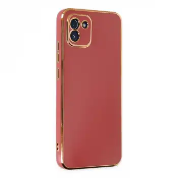 Samsung Galaxy A03 Kılıf Volet Silikon - Kırmızı